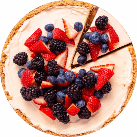 Cheesecake clasic cu fructe